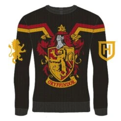 Harry Potter - Gryffindor Crest - Pull De Noël (xxl)