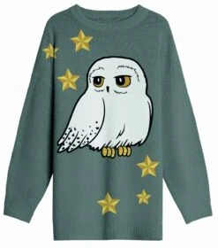 Harry Potter - Hedwige Etoiles - Pull De Noël Femme (l)