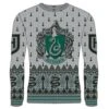 Harry Potter - Slytherin Crest - Pull De Noël (xxl)
