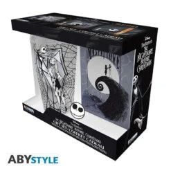 ABYstyle L'Étrange Noël De Monsieur Jack - Coffret Cadeau Verre Xxl, Pin's Et Carnet Jack