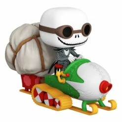 FUNKO L´étrange Noël De Mr. Jack Pop! Rides Vinyl Figurine Jack W/goggles & Snowmobile 18 Cm